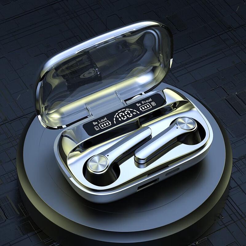 Saras AI Power Display 8D Surround Sound Sports Bluetooth Earbuds