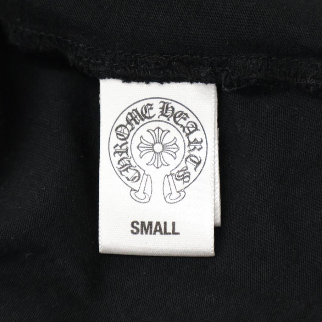 CHROME HEARTS CH POLO L/S BS Flare RS3 Print Long Sleeve Polo Shirt Tops S blackUsed