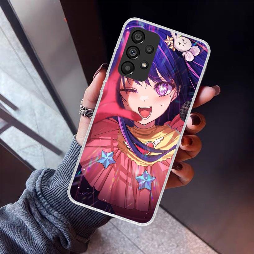 Oshi No Ko Phone Case For Samsung Galaxy A12 A52S A42 A32 A22 A51 A50 Note 20 Ultra 10 S10 Plus A71 A70 A31 A30 A10S Galaxy A12