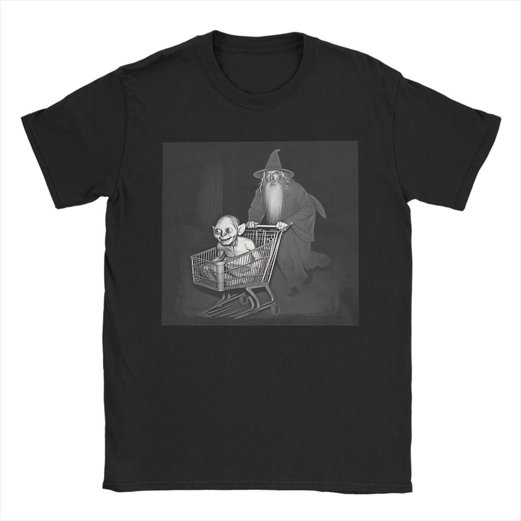 Mens Fellowship Hiking Club  T Shirt LLords Of The RRings Meme Pure Cotton Clothing Vintage Short Sleeve Round Neck TShirt