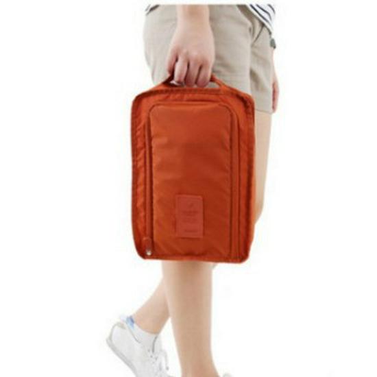 

High-Quality Waterproof Double-Layer Travel Shoe Bag - Korean Style, Upgraded Version 3 Medium оранжевый