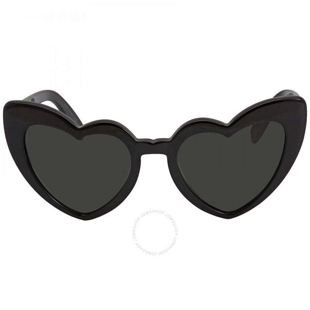 

Жіночі сонцезахисні окуляри Saint Laurent Grey Heart Sl 181 Loulou 001 54