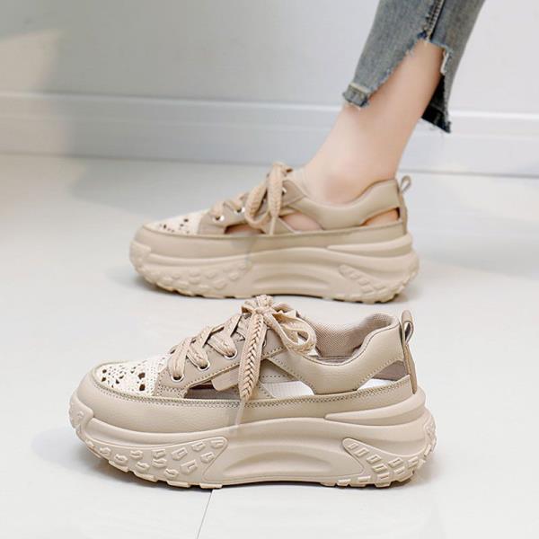 

Модная дышащая обувь, повседневные женские кроссовки, клоги, платформа, балетки для платья, женские клинья, корзина 2025, круглый носок, теннисные, новые маленькие криперы S 35