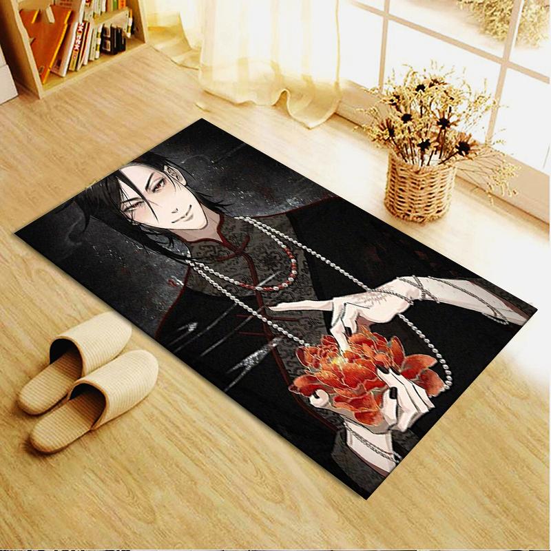 2025 New Black Butler Carpet Rug for Living Room Bedroom Home Sofa Decoration,Kids Play Non-slip Floor Mat 08