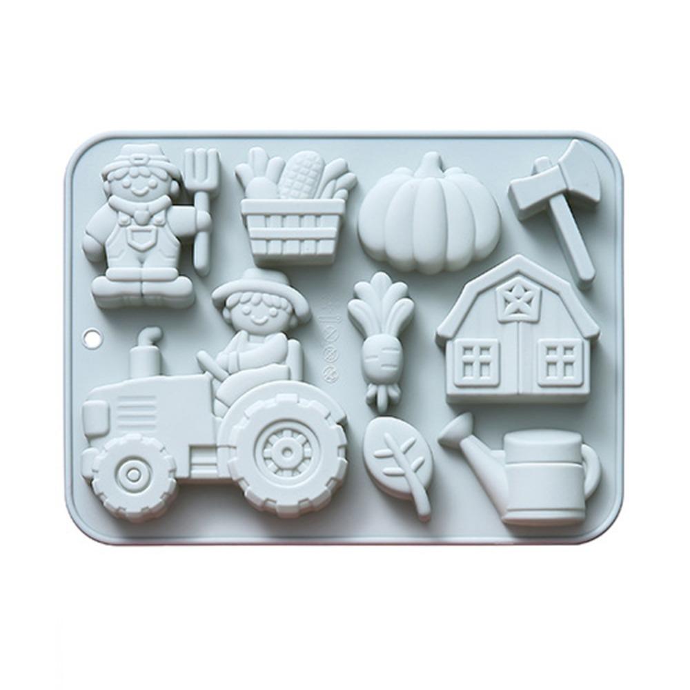 9 Options Mousse Cake Mold Farm Theme Baking Mould Chocolate Dessert Mold  Homemade Candy