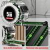 Self Locking Fluorescent Steel Tape Measure HighPrecision Ruler Measuring Tool Widened Meter Ruler