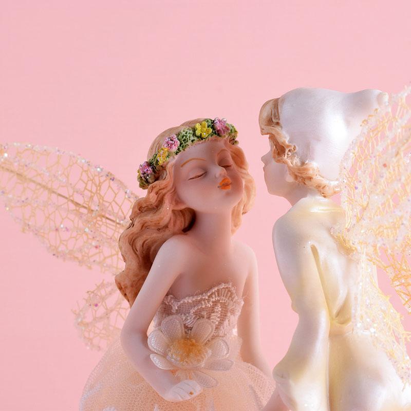 Evropské pryskyřičné ozdoby Anděl Květina Víla Domov Obývací pokoj Stůl Socha Řemesla Dětský pokoj Figurky Dekorace Narozeninové dárky