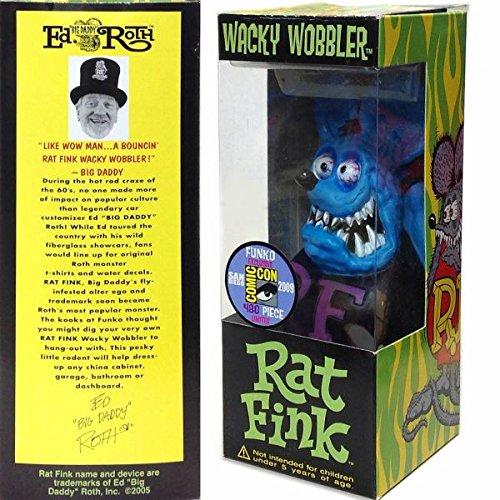 FUNKO Wacky Wobbler RAT FINK (Blue) Rat Fink Bobbing Head Figure