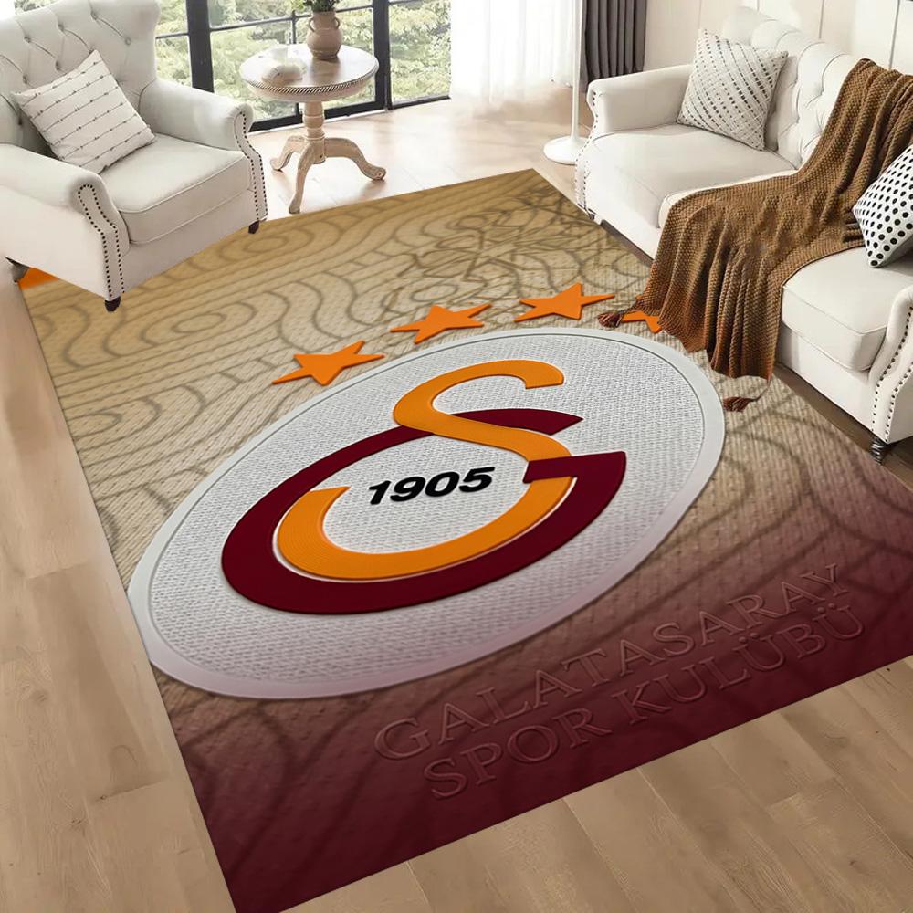 Galatasaray 28 Floor Rug Office Rug Suitable for Study Room Outdoor Entryway Bedrooms Antislip Carpet Office Home Decor Perfect Gift for Women/Men