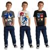 Sonic The Hedgehog Childrens/Kids Team Sonic Characters T-Shirt (Pack of 3)