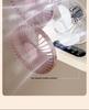 Dual-Head USB Mini Oscillating Desktop Fan with Digital Display for Home and Office