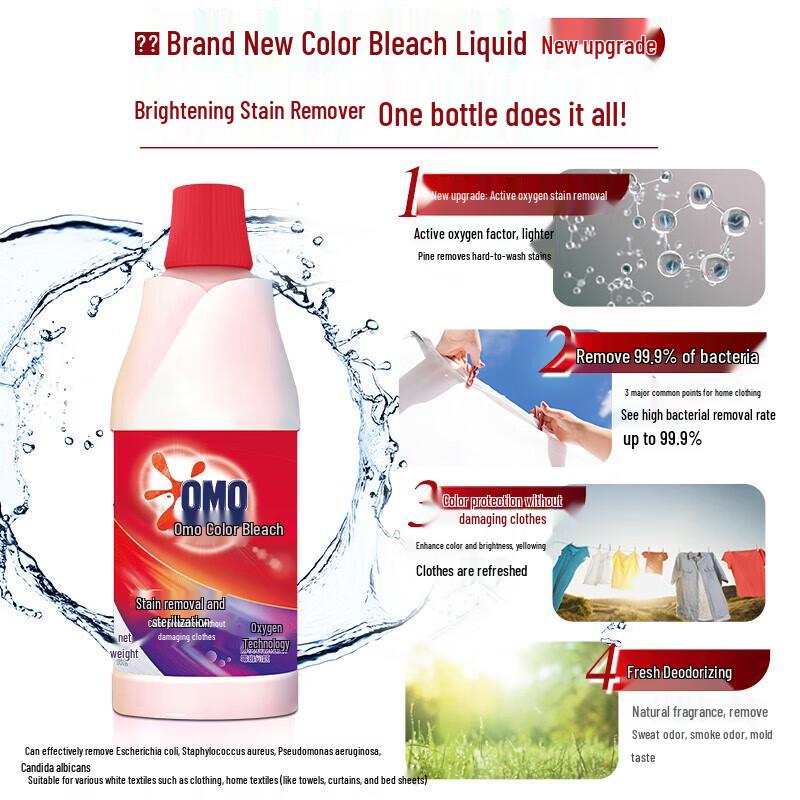 Omo Color Brightener & Antibacterial Laundry Detergent Set