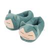 Snorlax Cartoon Plush Shoes Boy Girls Winter Warm Flat Heel Shoes Cartoon Cosplay Shoes Winter House Eevee Warm Shoes Couple Unisex Cotton Slippers