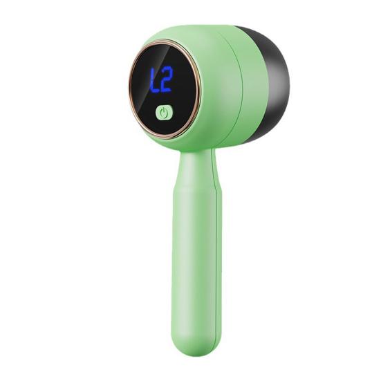 Lint Trimmer Fabric Shaver Electric Lint Remover with 6-Blade Cutter Display Rechargeable USB Adjustable Speed LED