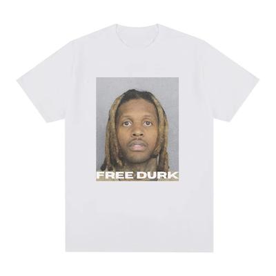 FREE DURK T Shirt Lil Durk Graphic T Shirts Unisexs Women Clothing Fashion Vintage Tshirt Casual Cozy Cotton Oversized Tee Shirts