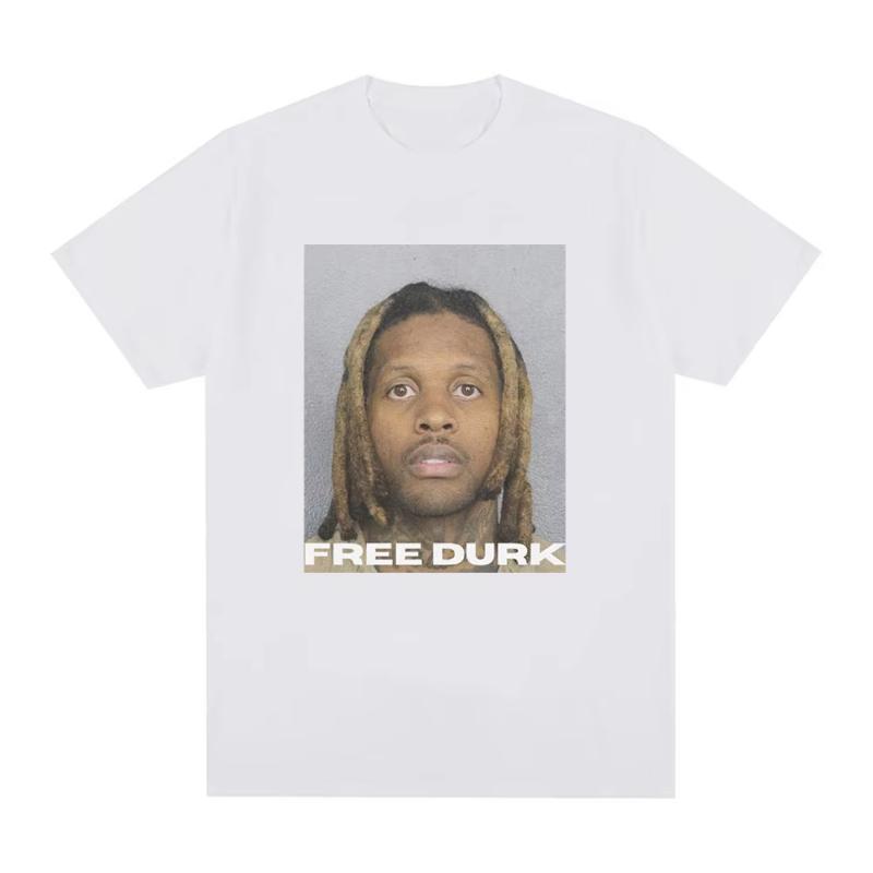 

FREE DURK T Shirt Lil Durk Graphic T Shirts Mens Women Clothing Fashion Vintage T-shirt Casual Cozy Cotton Oversized Tee Shir... S разноцветный