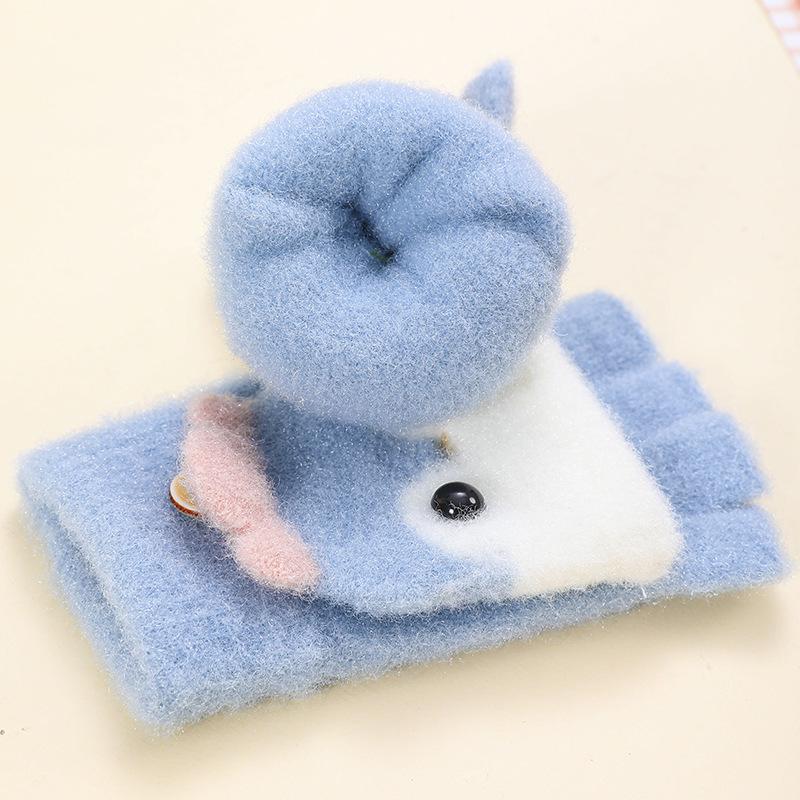 Winter Warm Kids' Flip-Top Half-Finger Gloves for Writing and Cycling Outdoors