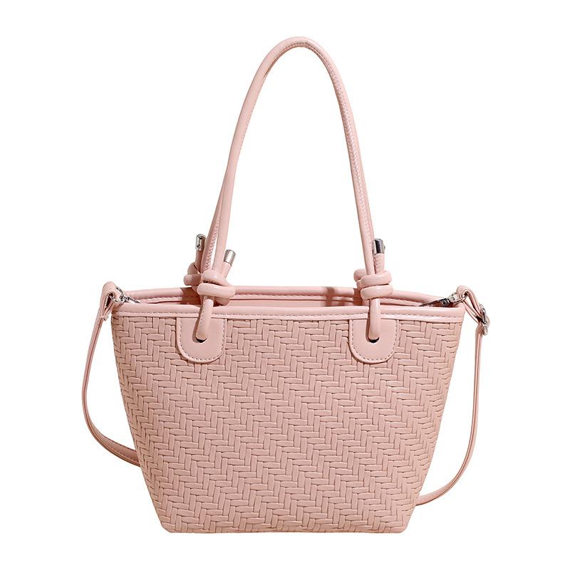 

2025 new Korean version simple handbag fashionable versatile bucket bag texture foreign style shoulder bag trendy messenger bag