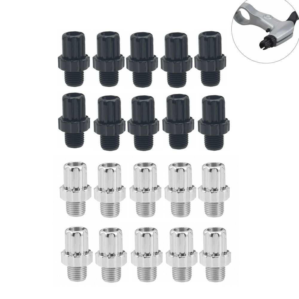 20 Pcs M10 Thread Brake Cable Adjusting Screws Bicycle Brake Screw  Brake Lever Replacement
