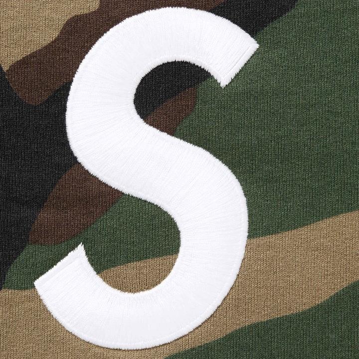 Supreme S Logo Zip Up Hooded Sweatshirt (25FW) Woodland Camo