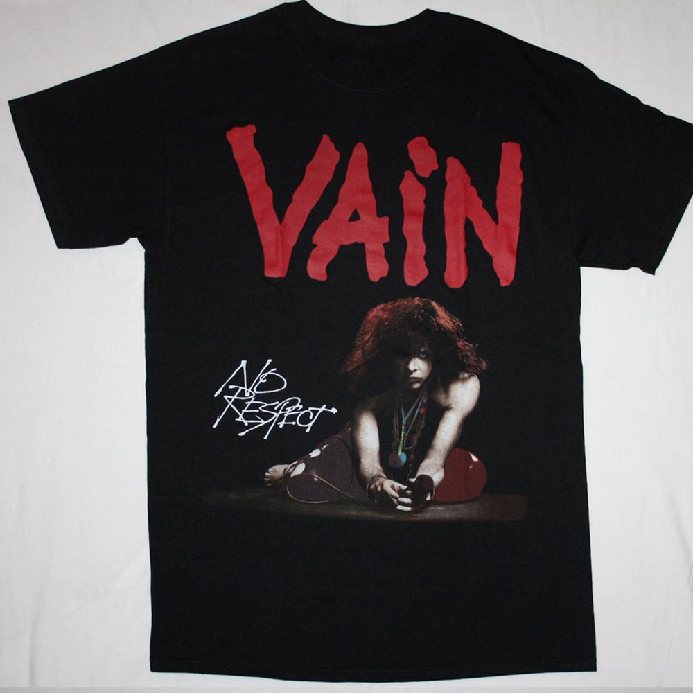 Vain band signature T-shirt Black Cotton Tee All Sizes S to 5Xl Unisex T-Shirt L