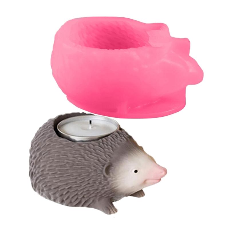 

Silicone Moulds Hedgehog Baking Molds Jelly Mould Epoxy Resin Molds Plasters Molds 3D Animal Castings Molds Soap Molds 1
