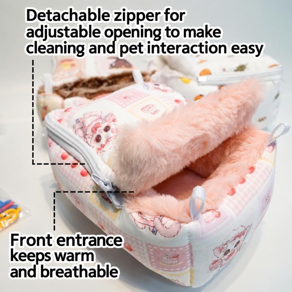 Detachable Bird Sleeping Bag Soft Bird House Cute Parrot Nest Winter