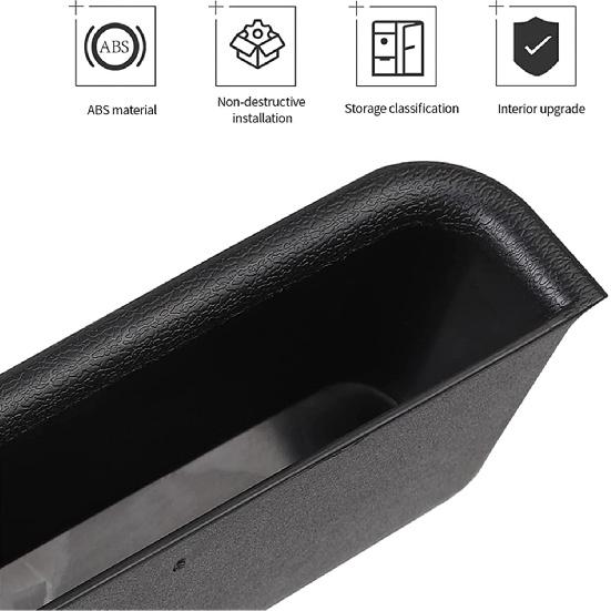 YOCTM GrabTray Interior Storage Box Compatible With Jeep Wrangler JK 07-10 Passenger Storage Tray Fits 2007 2008 2009 2010 JKU Sports Sahara Freedom