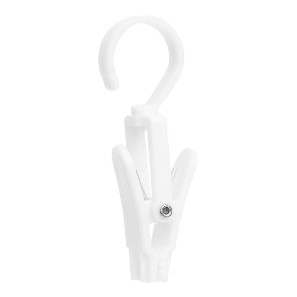 5 st Hattupphängningsklämmor Vägg Garderob Plast Svängbar Keps Gardin Hem Tvättkrokar