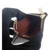Louis Vuitton M62650 Monogram Coin Case Brown Women