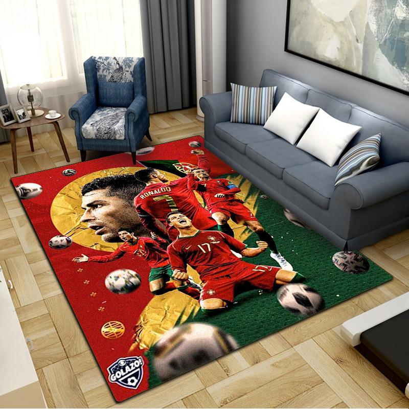 Ronaldo Carpet Rug for Living Room Bedroom Home Sofa Decoration, Kids Play Non-slip Floor Mat