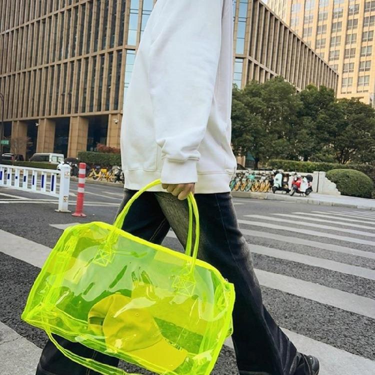 Clear Crossbody Bag for Travel and Business PVC Shoulder Bags Easy to Carry