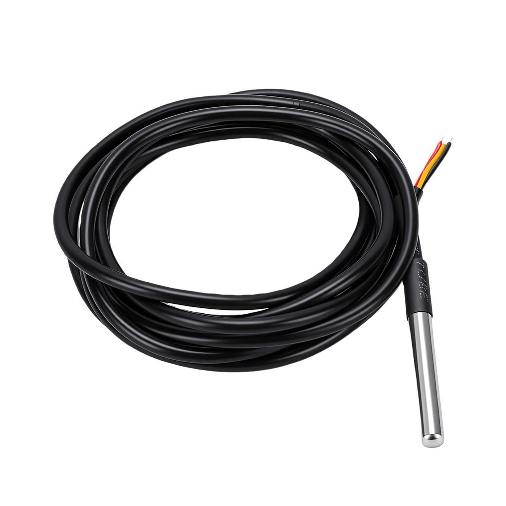 5PCS Digital Temperature Sensors Fit for RPI Water Proof Stainless Steel Temperature Probe 2M