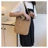 Spring Hollow Woven Bag Women's New Vacation Beach Bag Commuter Shoulder Tote Bag Knitted Bag