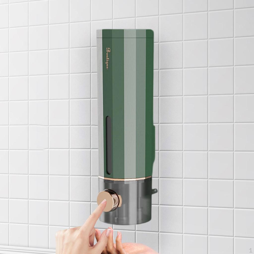 Soap Dispenser Hand Wash Wall Mount 450ml Press Type No Drill Lotion for