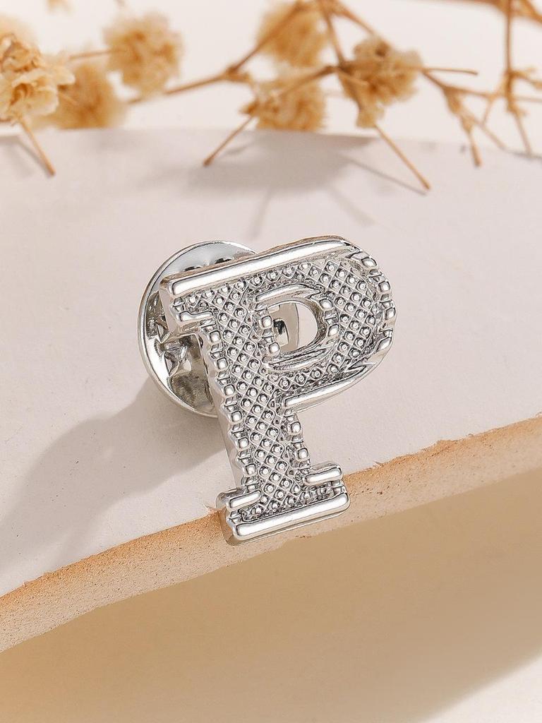 Luxury Alphabet Brooch: Elegant 26-Letter Fashion Pin to Secure Clothing in Style