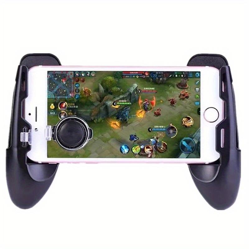 Portable Mobile Phone Gamepad Joystick Controller with Plastic Bracket for Aim Shooting Game Handle Phone Holder