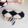 Plush Makeup And Pen Bag With Spacious Design For School And Travel Use