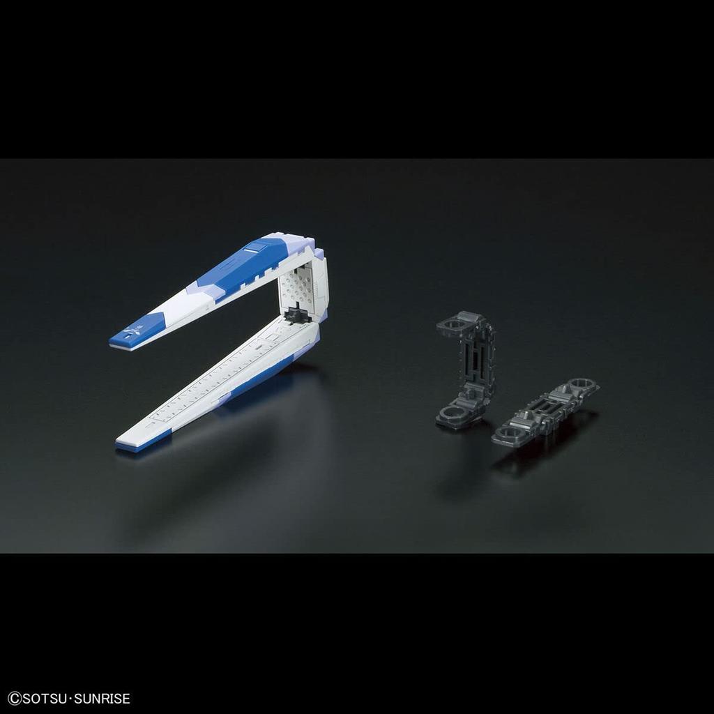 BANDAI SPIRITS RG Mobile Suit Counterattack Gundam Scale Plastic Model Kit Gundam Char's Hi-v 1/144 Pre-Colored (197709)