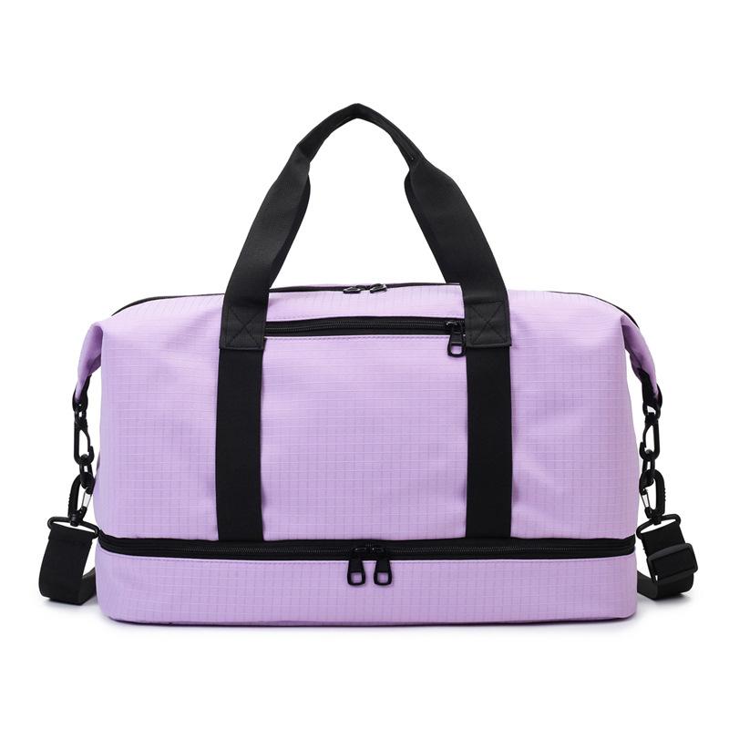 Short Trip Bag Dry and Wet Separation Fitness Yoga Training Bag Independent Shoe Compartment Cover Tie Rod Business Trip Luggage