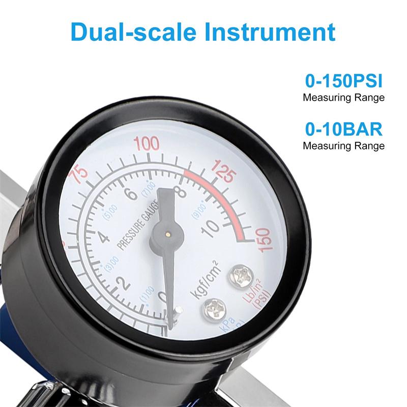 1/4" Air Pressure Regulator Spray Paint Gun Pressure Gauge Pneumatic Tool Accessory General General Pressure Regulating Valve