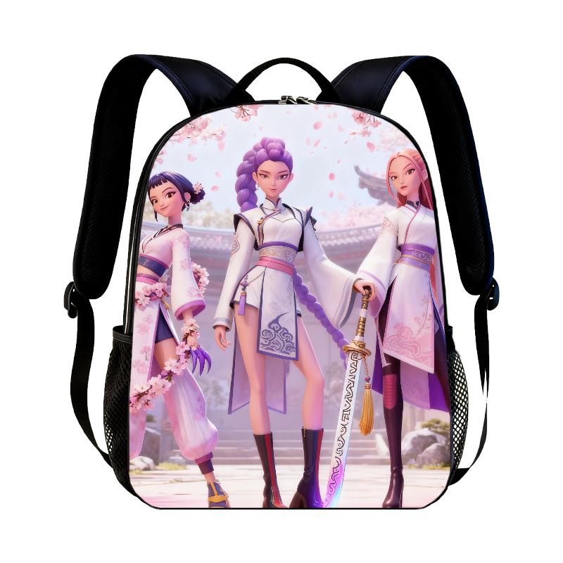 KPop Demon Hunters Cartoon Peripheral Backpack for Students Boys Girls Bags Teens Daily Backpack Travel Rucksacks Daily