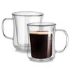 Double Wall Glass Cup Coffee Mug Insulated Glass Coffee Cups Latte Milk Juice Cup Tea Mug Heat Resistant Water Glasses Drinkware