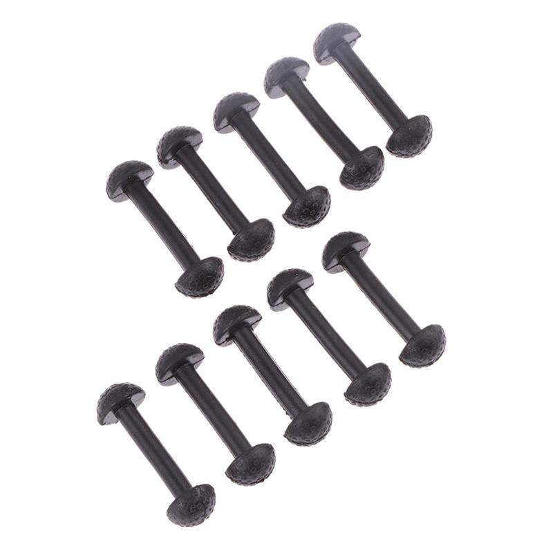 10X For Motu Leg Band Vintage Figures Replacement Connectors Clip Black Rubber Leg Band Replacement Connectors