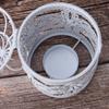 White Bird Cage Candle Holder Iron Hollow Iron Candle Stand Hanging Candle Holder  Home Decor