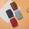 Business Card Holder Anti-Theft Id Credit Card Holder Fashion Women'S 12 Cards Slim Pu Leather Pocket Case Coin Purse Wallet