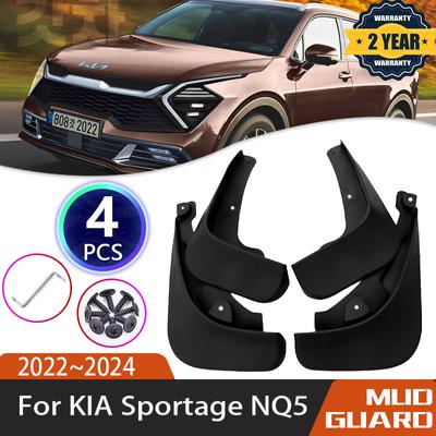 4 PCS Car Mudflaps for KIA Sportage NQ5 2023 Accessories 2022 2024 Car Fender Mud Guard Flaps Splash Flap Mudguards