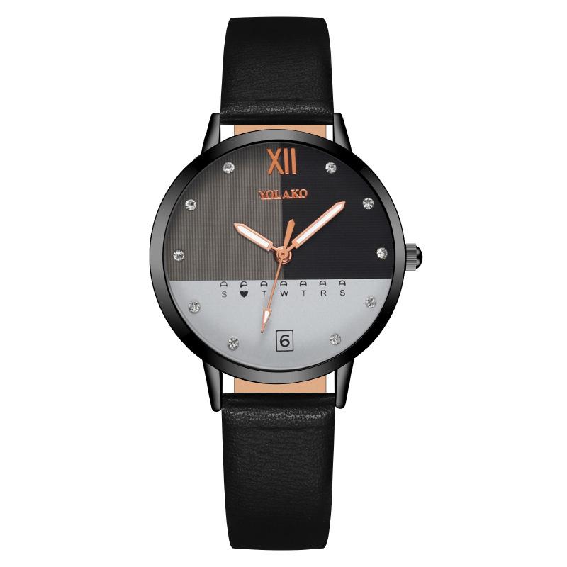 

Гарячий продаж Швидкий продаж Drill Face Жіночий годинник Жіночий годинник на поясі Кварцовий годинник