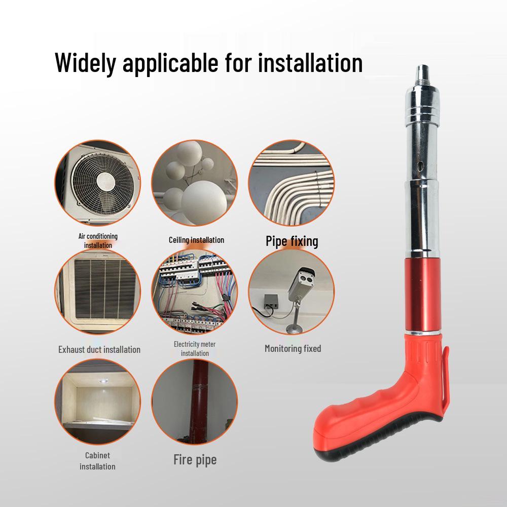 All-Steel Mini Powder-Actuated Nail Gun for Ceiling and Wall Fastening