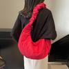 Winter fashion bag women's 2025 new college style dumpling bag casual large capacity shoulder messenger bag